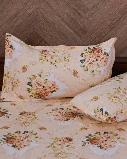 Adorable Multicolor Mini Flower Polycotton Bedsheet | Pack of 3