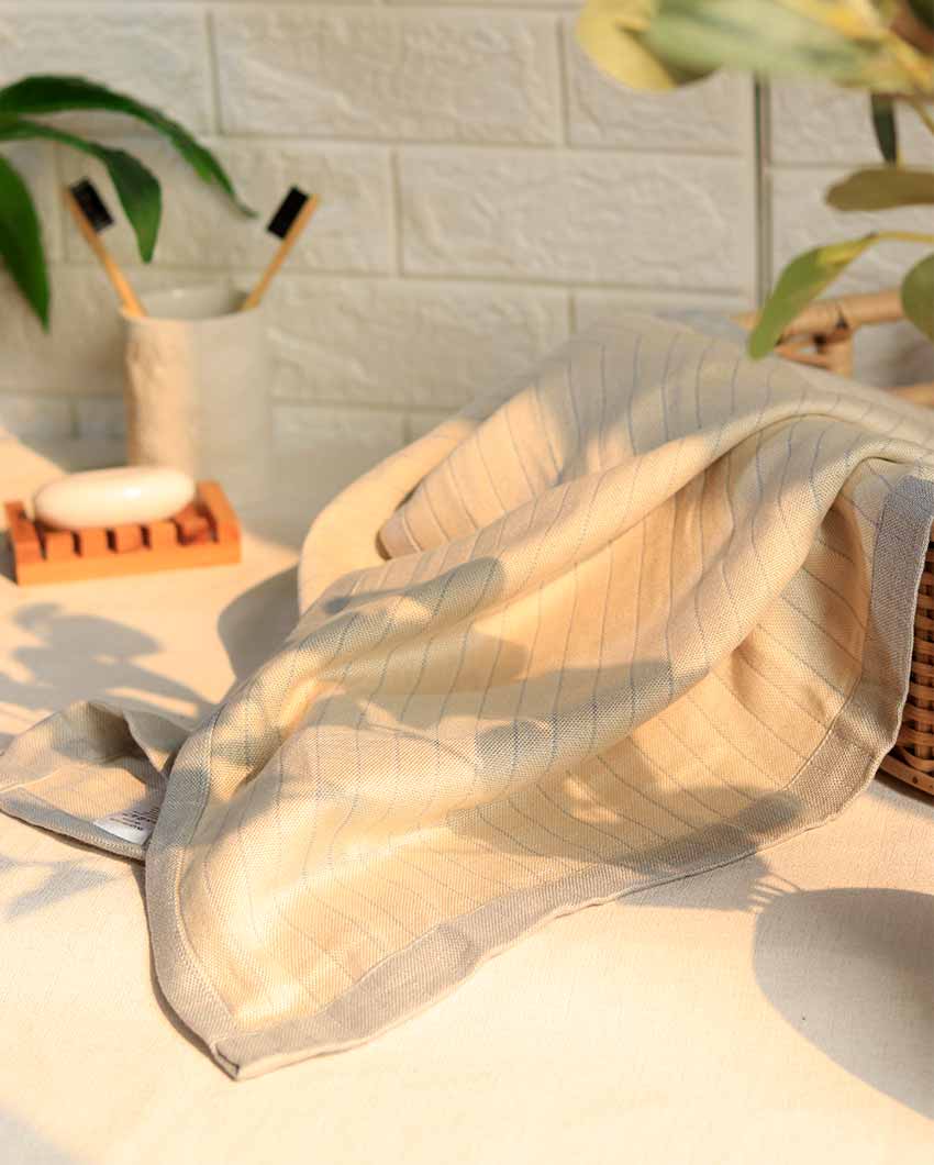 Aloevera Double Cloth Bath Towel | Set of 2 | 59x30 inches | Get a Freebie