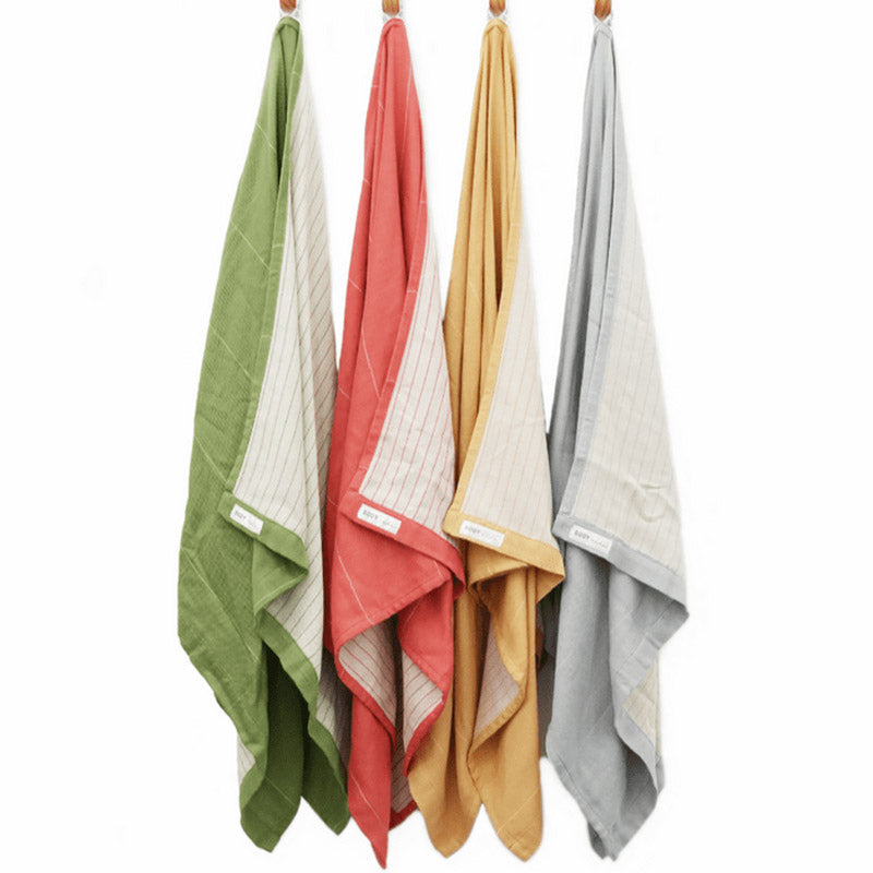 Aloevera Double Cloth Bath Towel | Set of 4
