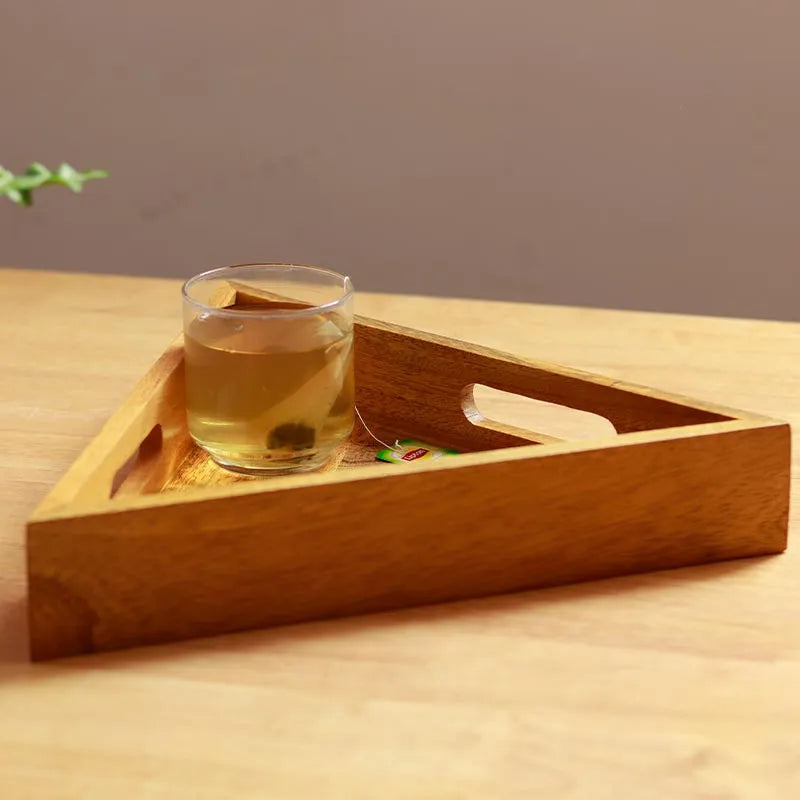 Mango Wood Triangle Tray