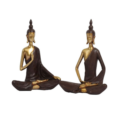 Classy Modern Serene Buddha Figurine | 6 x 7 inches