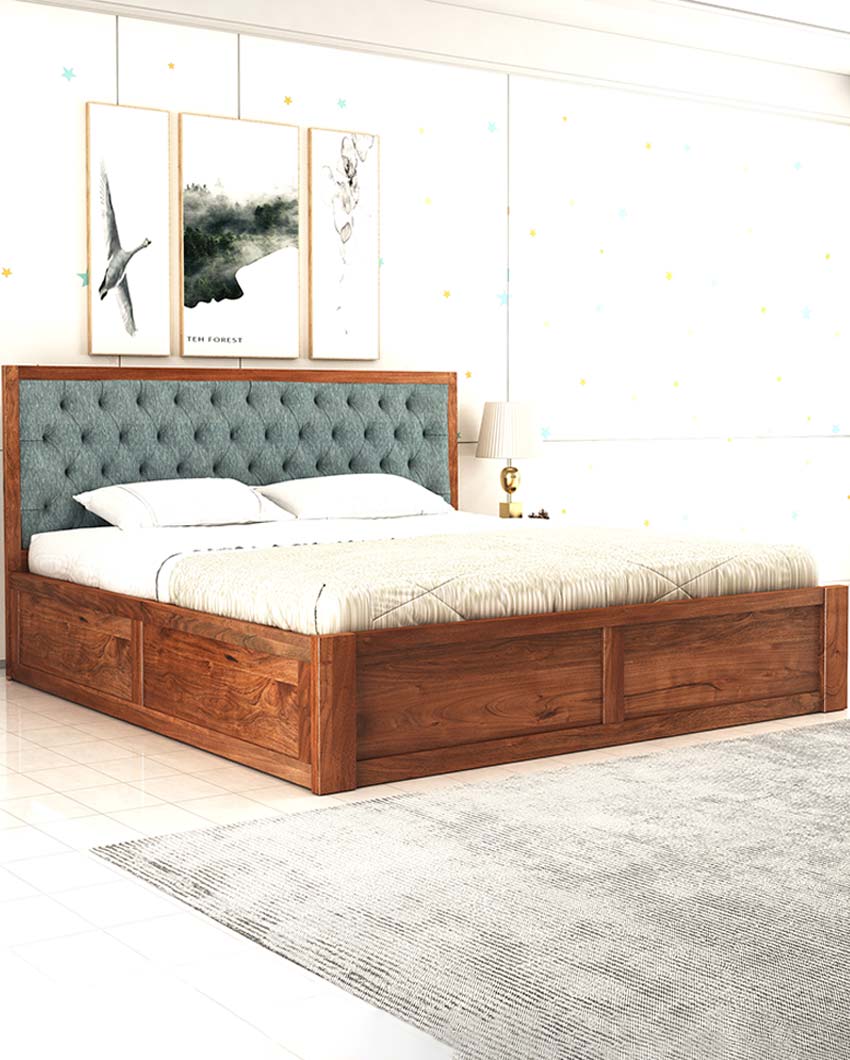 Ample Comfort Minicoy King Size Storage Bed | 78 x 72 x 47 inches