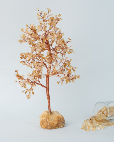 Citrine Tree With Cluster