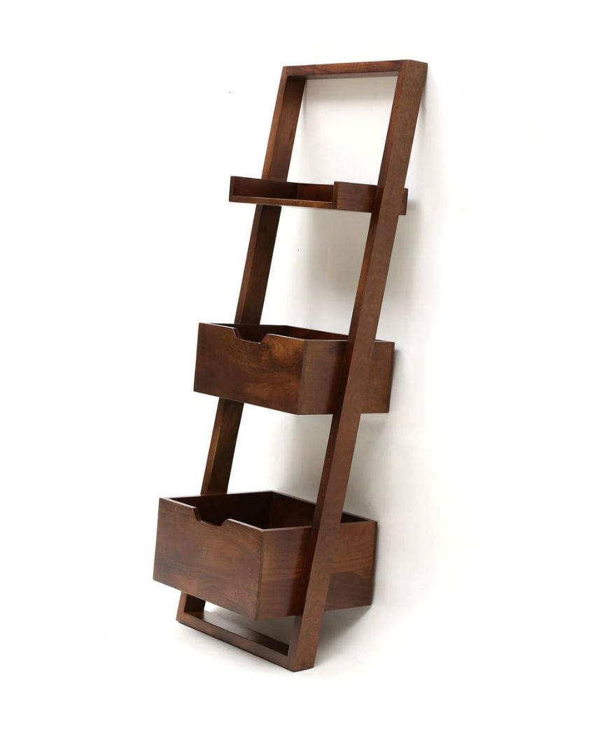 Brown Wizard Kidra Mango Wood Bookcase