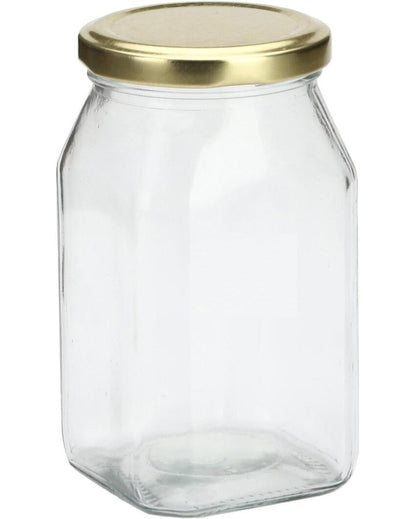 Compact Clear Glass Storage Jar for Kitchen and Home Organization | 200 ML | 3 x 4 inches