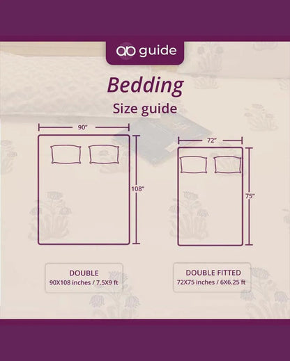 Brown Vindhya Cotton Bedcover | Double Bed | 108 X 100 inches