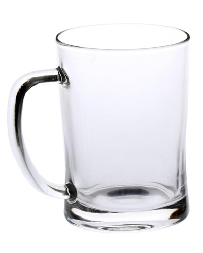 Functional Design Transparent Handled Glass Mug  | 370ml |  3 x 5 inches