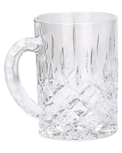 Heavy-Duty Clear Glass Beer Mugs | 450ml | 4 x 5 inches