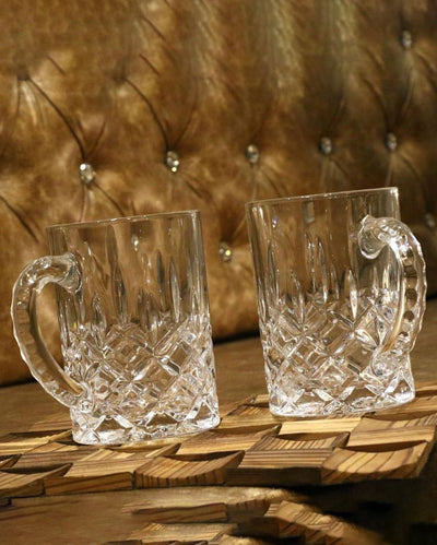 Heavy-Duty Clear Glass Beer Mugs | 450ml | 4 x 5 inches