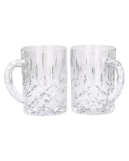 Heavy-Duty Clear Glass Beer Mugs | 450ml | 4 x 5 inches