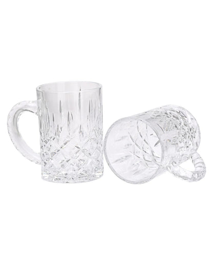 Heavy-Duty Clear Glass Beer Mugs | 450ml | 4 x 5 inches