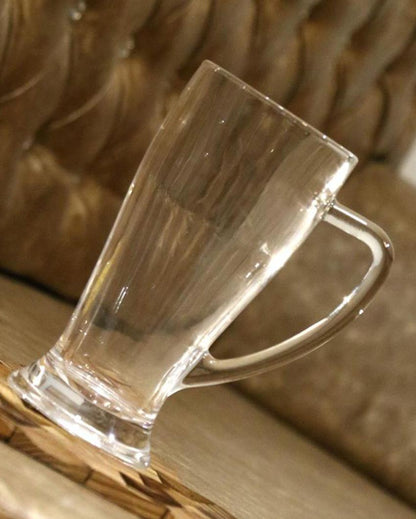 Durable Clear Glass Beer Mugs | 250ml | 3 x 6 inches