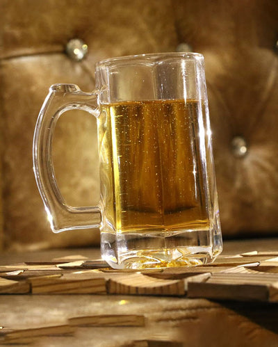 Crystal Pure Transparent Mug With Handle  | 400ml |  3 x 6 inches