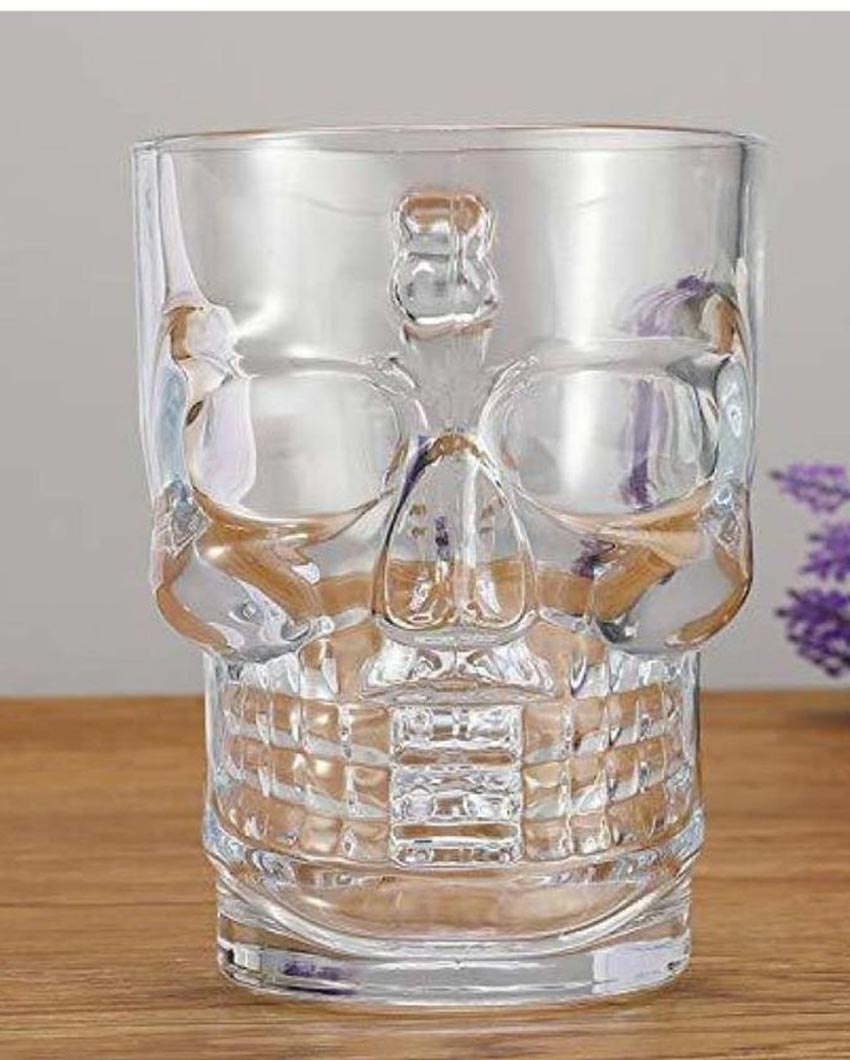 Everyday Essential Clear Glass Beer Mugs | 500ml  | 4 x 5 inches
