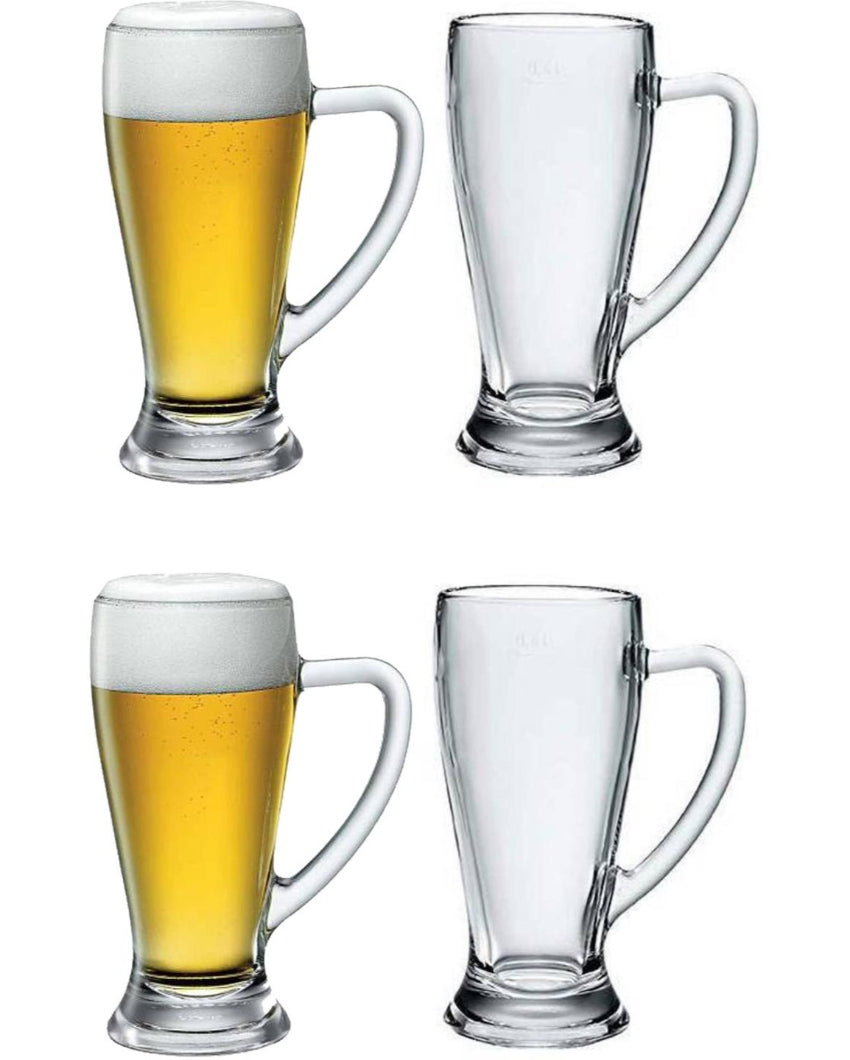 Craft Beer Enthusiast Clear Glass Mugs | 250ml  | 3 x 6 inches
