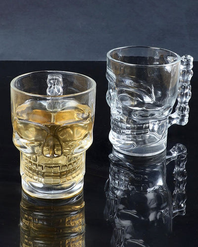 Great Quality Clear Beer Mug With Handle  | 550ml |  Set of 2  |  4 x 5 inches