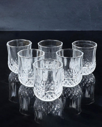 Ideal Home Clear Handled Beer Mug  | 200ml |  Set of 6  |  3 x 4 inches