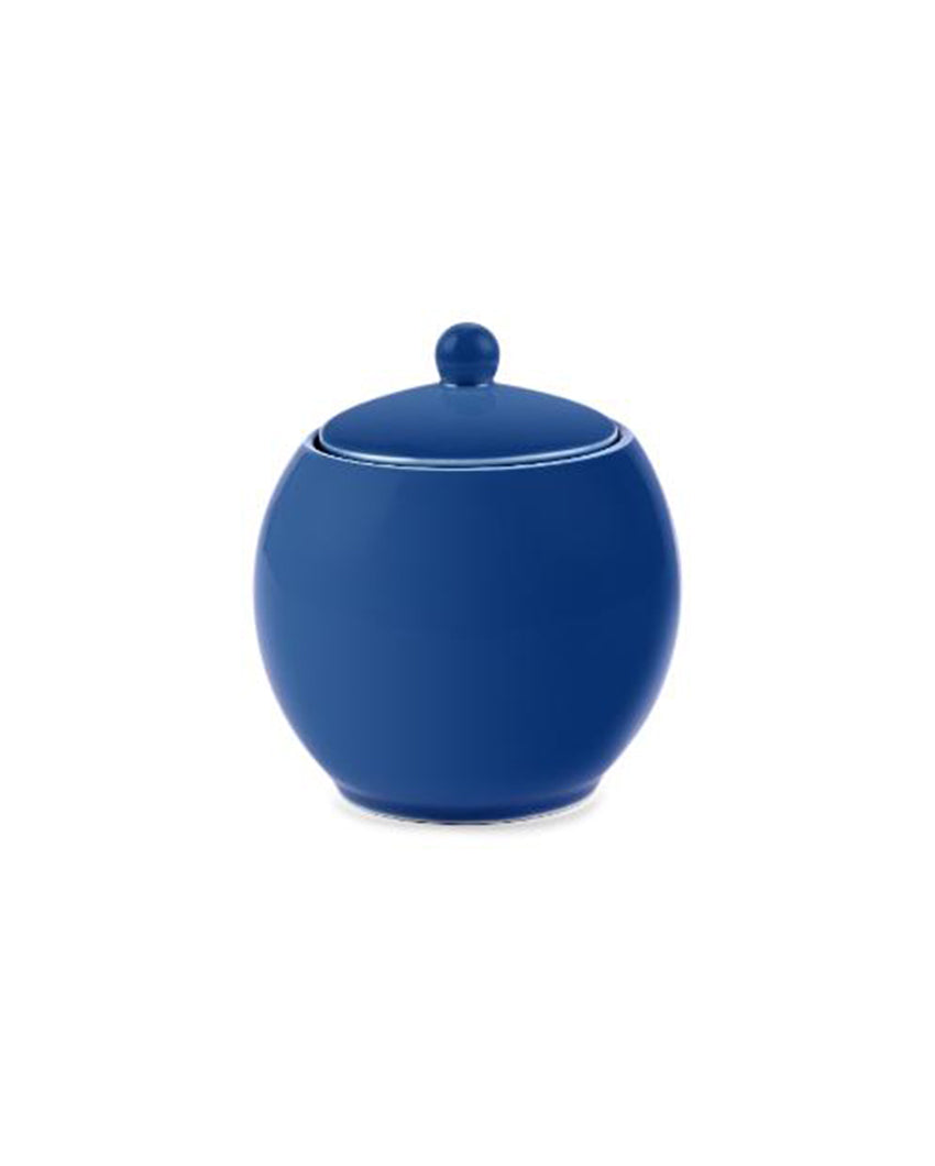 Matt Navy Porcelain Tea Set | Pack of 17