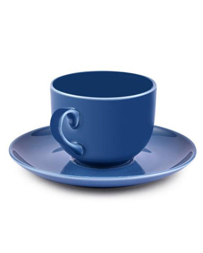 Matt Navy Porcelain Tea Set | Pack of 17