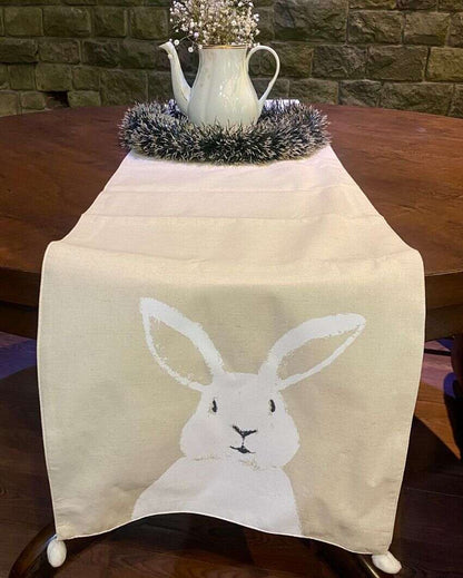 Bunny Cotton Table Runner | 74 x 14 inches