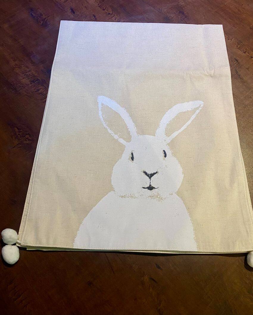 Bunny Cotton Table Runner | 74 x 14 inches