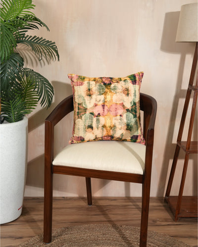 Botanical Bliss Velvet Cushion Cover | 16 x 16 inches , 18 x 18 inches , 20 x 20 inches