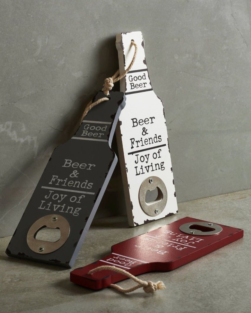 Beer & Friends Bottle Opener | 3 x 1 x 8 inches | Set of 2