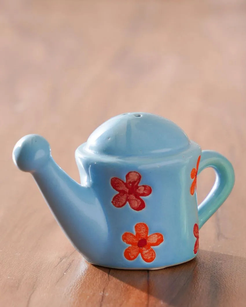 Mahi Flower Watering Ceramic  Salt & Pepper Set