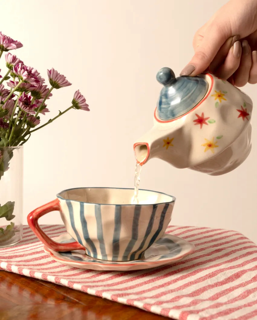 Rangoli Ceramic Tea Set