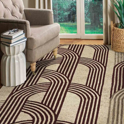 Red Robin Canyan Hand Tufted Wool & Viscose Carpet