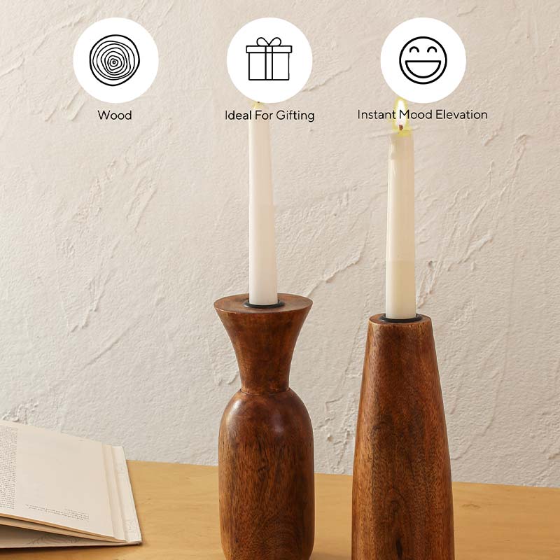 Deomali Candle Stand | Set Of 2 Default Title