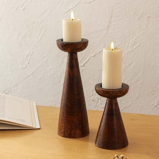 Saddle Candle Stand | Set Of 2 Default Title