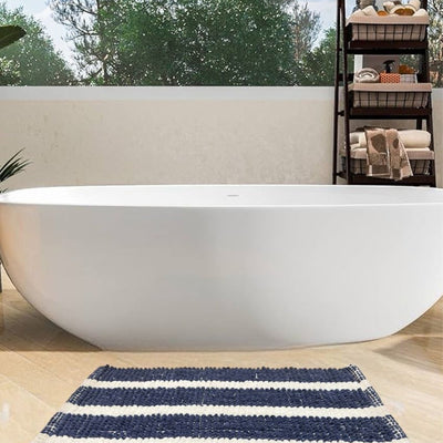 Sophisticated Pebble Bubble Loop Bathmat | 30 x 18 inches