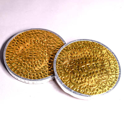 Cheers Hand Beaten Brass  Coasters Default Title