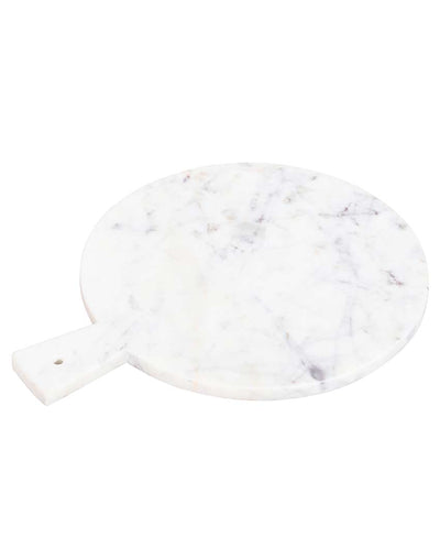 Elegant Round Design White Shade Chopping Board | 15 x 12 inches