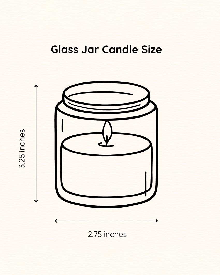 Calm Bliss Valentine Love Candles Ocean Breeze Soy Wax Candle | 3 x 3 inches | 150ml