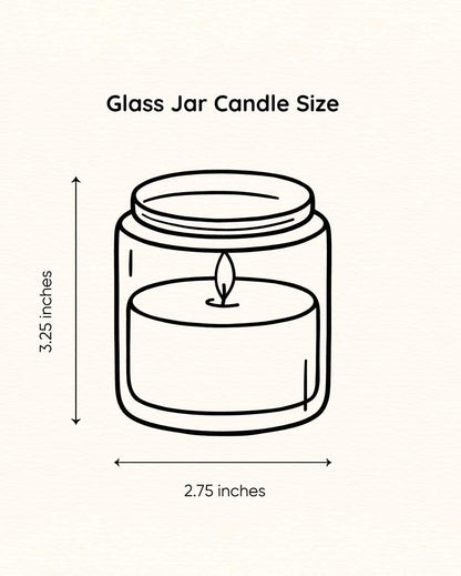 Calm Bliss Valentine Love Candles Ocean Breeze Soy Wax Candle | 3 x 3 inches | 150ml