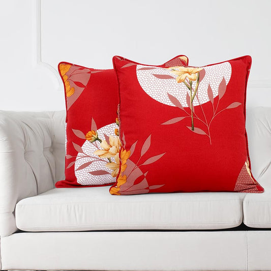 Avannah  Floral Printed Cushion Covers | Set Of 2 Default Title