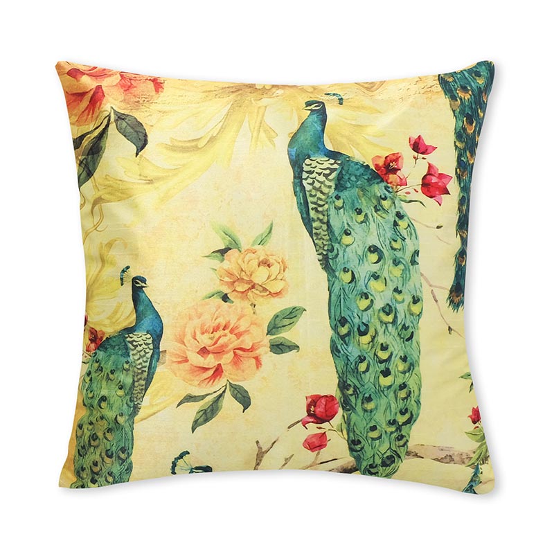 Carmelo  Ethnic Design Silk Dupion Cushion Covers | Set Of 2 Default Title