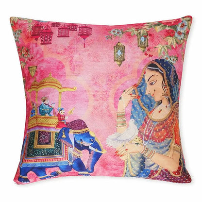 Fernado  Ethnic Design Silk Dupion Cushion Covers | Set Of 2 Default Title