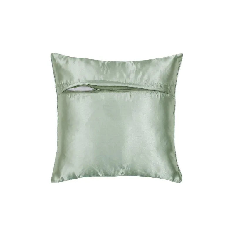 Chhatra Polyester Cushion Covers | Set of 2 |  16 x 16 inches