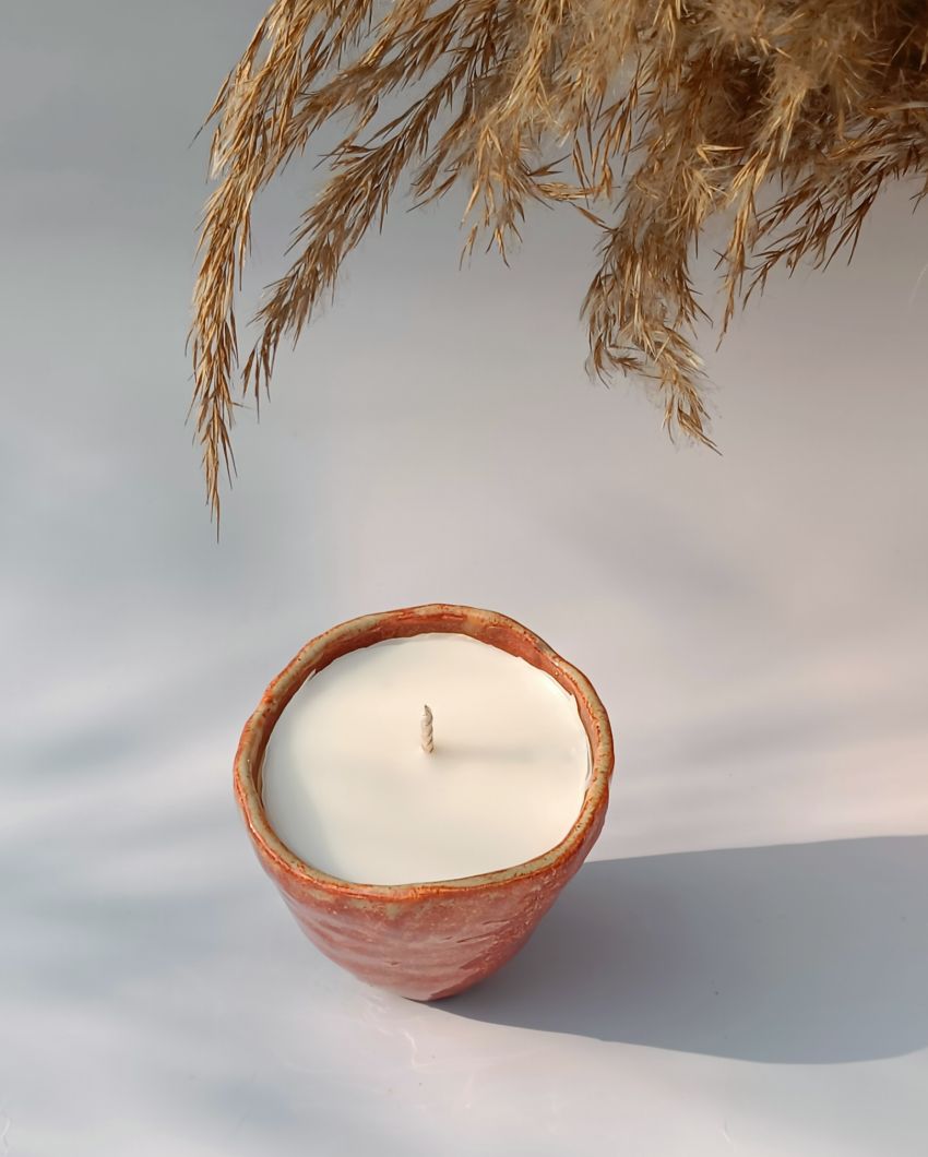 Twilight Glow Orange Soy Wax Candle | 2 x 3 inches