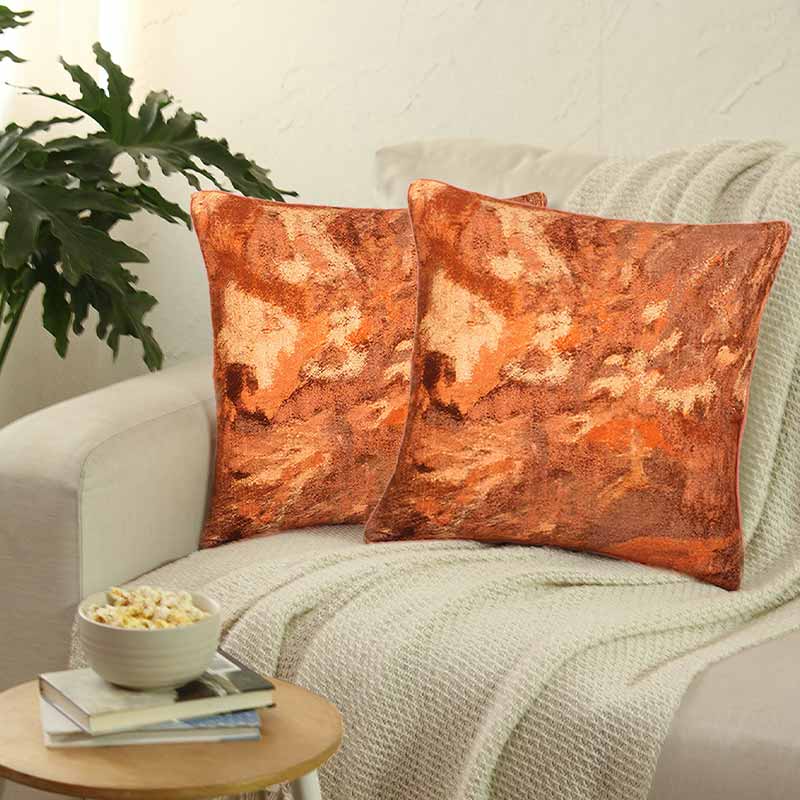 Ankit Cushion Covers | 16 x 16 Inches | Single, Set Of 2
