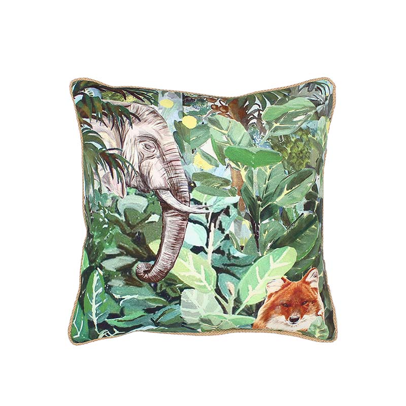 Bandipur Cushion Covers | 16 x 16 Inches | Single, Set Of 2 Set Of 2