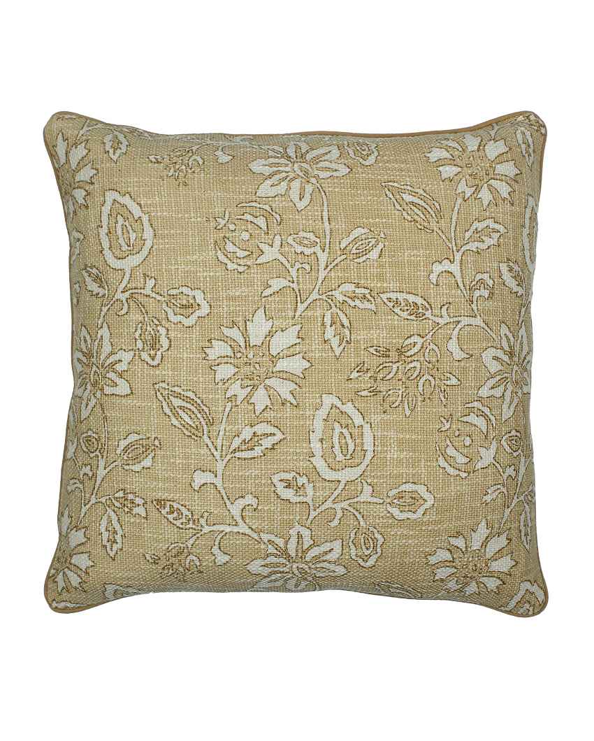 Charming Botanical Garden Cushion Covers | Set of 2 | 20 x 20 inches