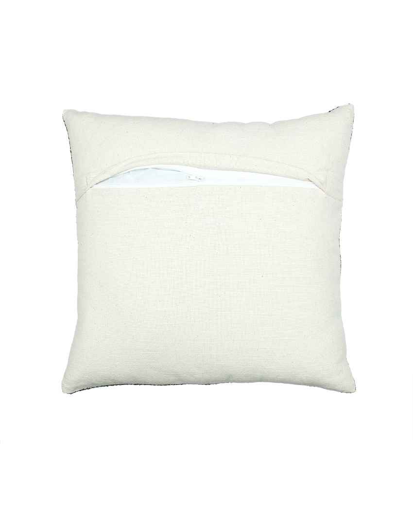 Chevron Black Stylish Cushion Covers | Set of 2 | 16 x 16 inches