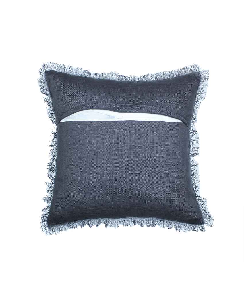 Chaya Grey Modern Cushion Covers | Set of 2 | 16 x 16 inches