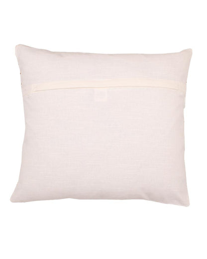 Brown Girnar Cotton Cushion Covers | Set Of 2 | 18 x 18 inches