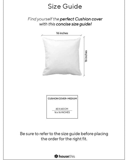 Madhukar Cotton Satin Cushion Covers | Set of 2 | 16 X 16 Inches