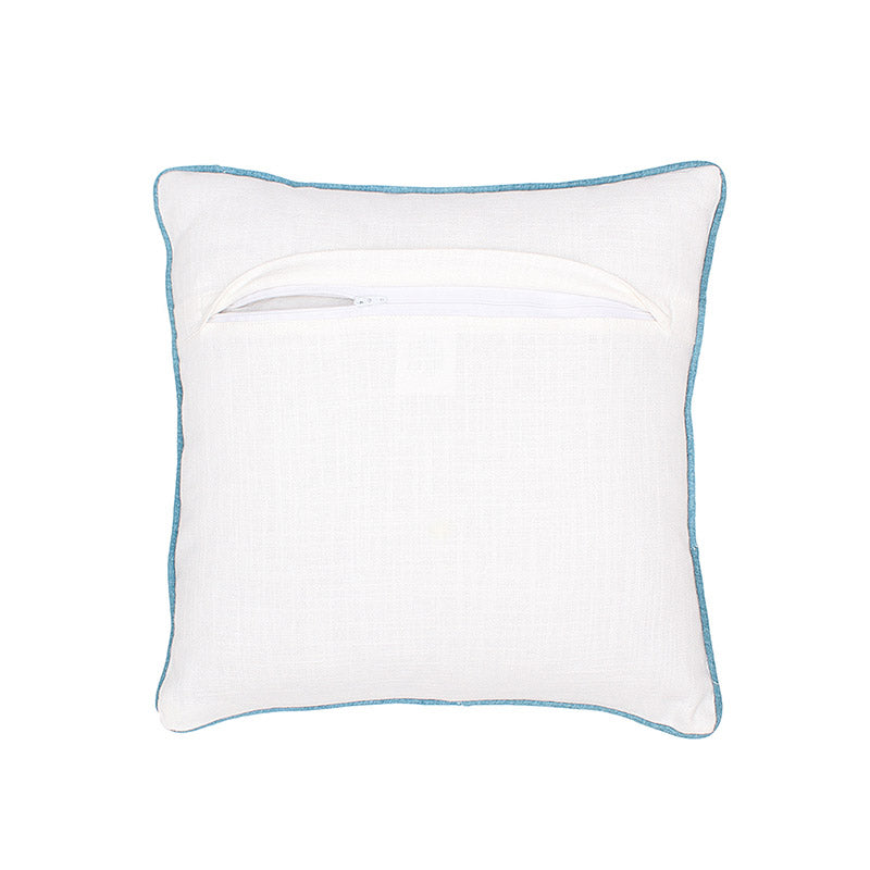 Muena Cushion Covers | 16 x 16 Inches | Set Of 2 | Multiple Colors Blue